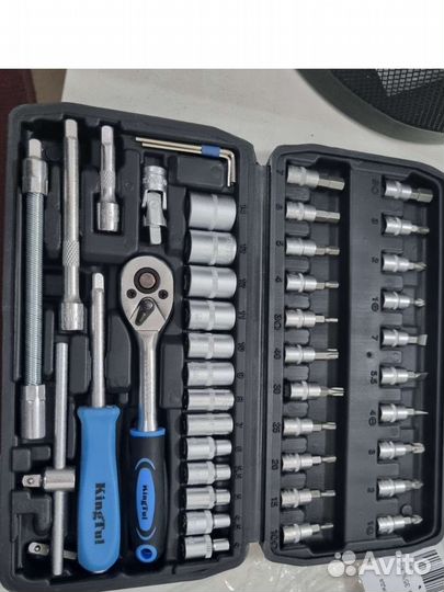 Набор инструментов головок в кейсе 46 предметов
