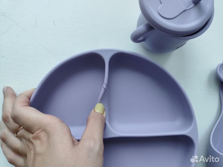 Силиконовая посуда для малышей