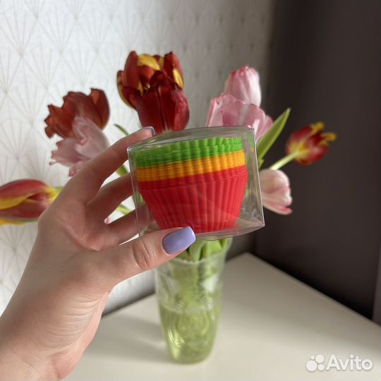 Формочки для кексов силиконовые