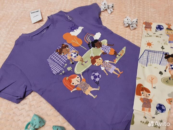 Футболка и леггинсы next 2-3 года новые