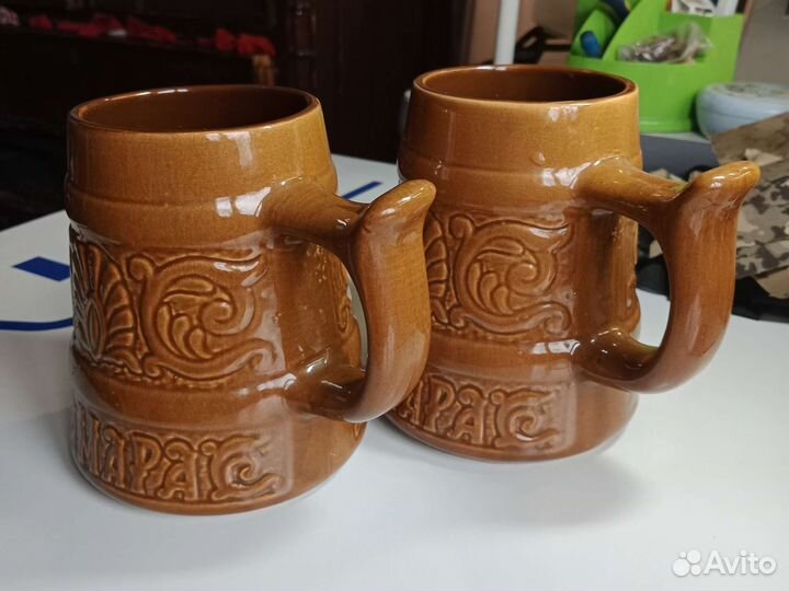 Пивная кружка СССР винтаж керамика