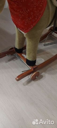 Детская лошадка качалка, каталка