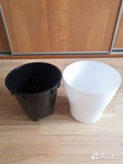 Цветочный горшок 3,6 л с автополивом