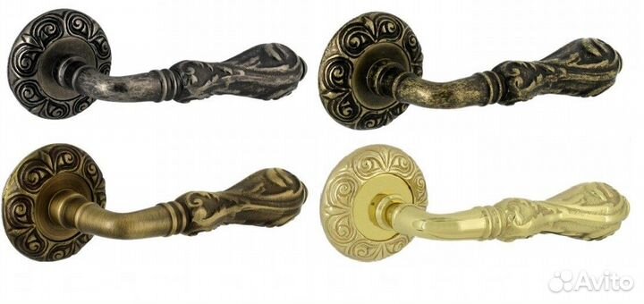 Ручка раздельная на розетках Zermat luxor Италия