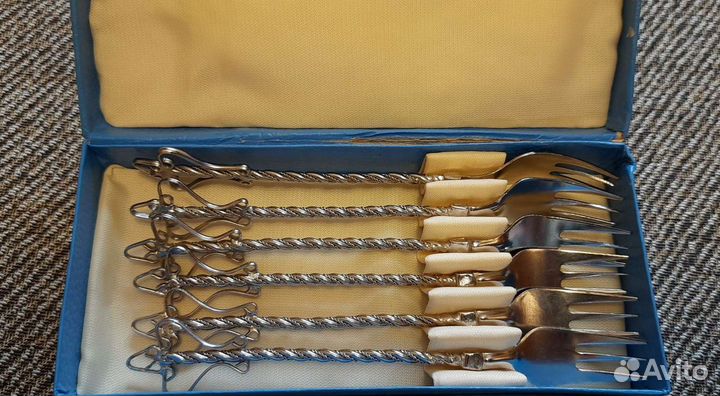 Винтажные десертные вилочки