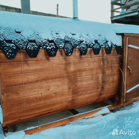 Баня-бочка с доставкой