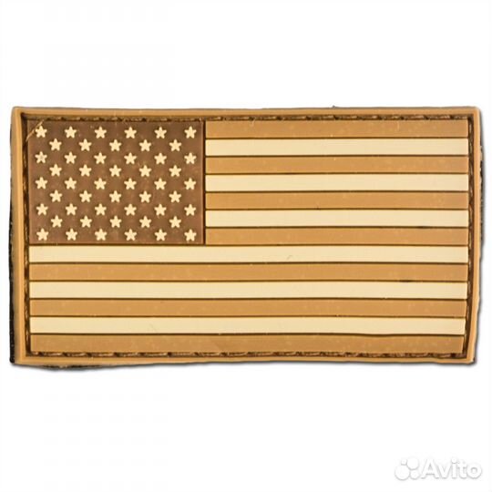 3D-Patch Flag U.S.A. coyote