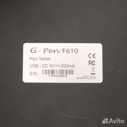 Графический планшет genius g pen f610