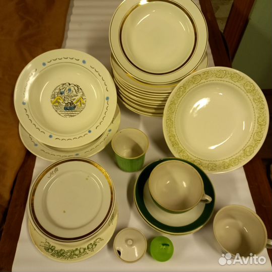 Тарелки винтажные большие новые