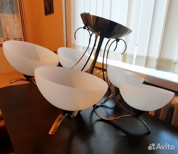 Люстра потолочная подвесная бу