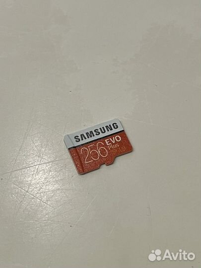 Карта памяти Samsung Evo plus 256Gb MicroSD