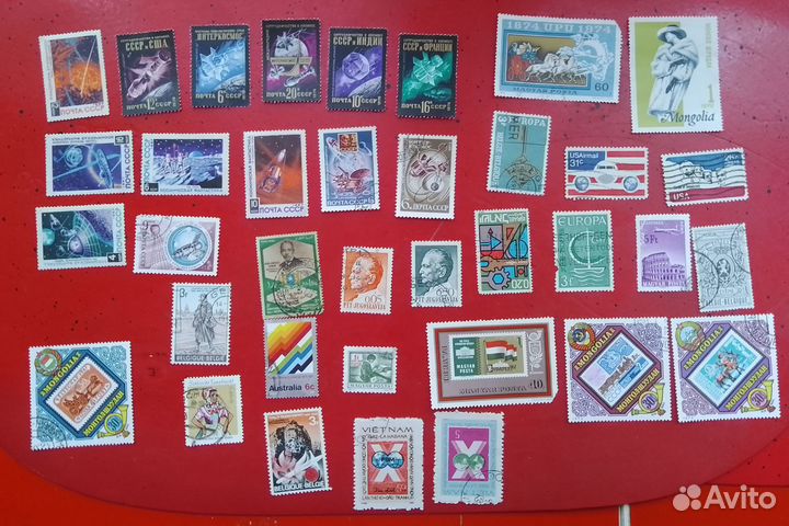 Марки СССР, Соц. Стран, Зарубежные 1970-1980 Оптом