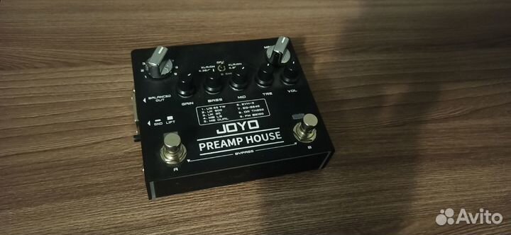Педаль эффектов Joyo R-15-preamp-house-SIM
