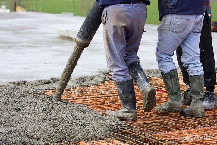 Бетон. Раствор. Насос. Транспортерная лента