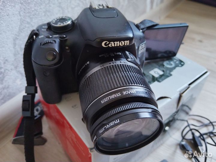 Фотоаппарат Canon D600+ обьектив kit 18-55 мм