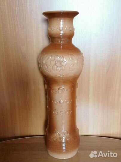 Ваза напольная керамическая, 67см