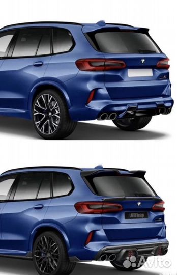 Карбоновый Диффузор от Larte Desiqn на bmw x6m lci