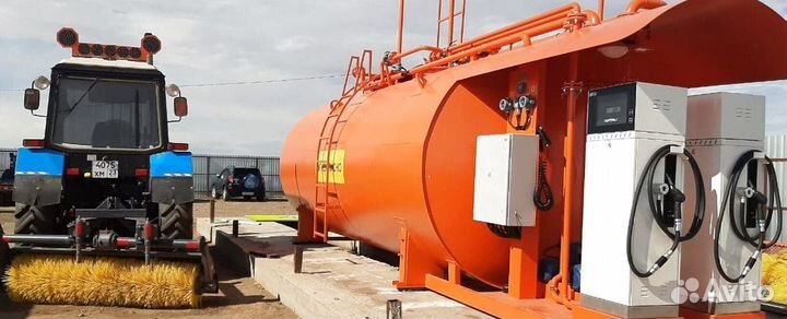 Контейнерная АЗС для заправки своей техники