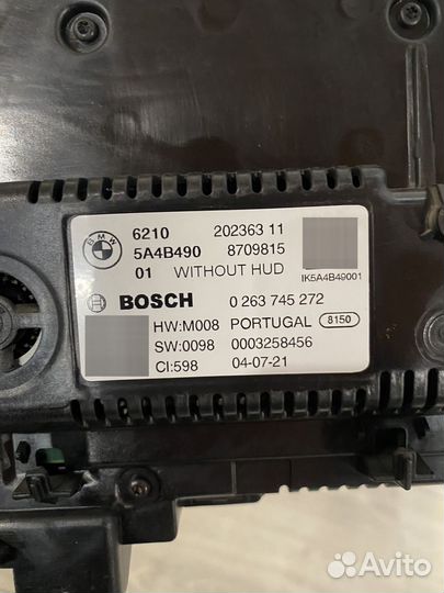 Щиток приборов BMW 3 G20