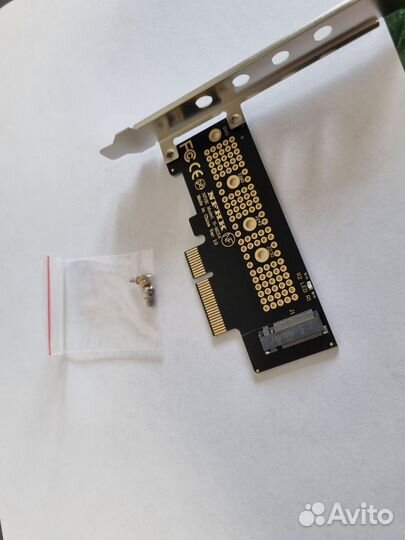 Переходник адаптер m.2 ключ M to PCI-E 4x 8x 16x