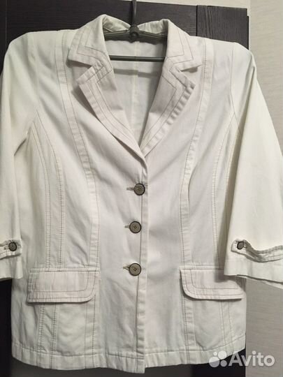Пиджак белый