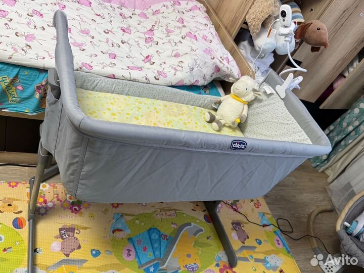 Приставная люлька chicco