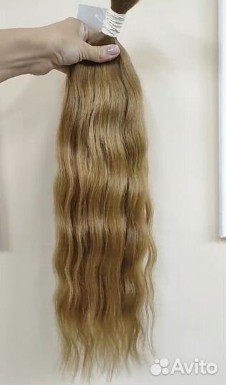 Волосы для наращивания русые новые натуральные