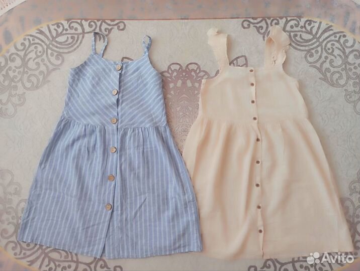 Джинсовые платья Zara, GJ, сарафан HM(10-12 лет)