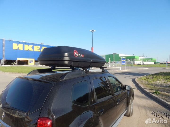 Автобокс на крышу Ветлан 450 л на Mazda 121
