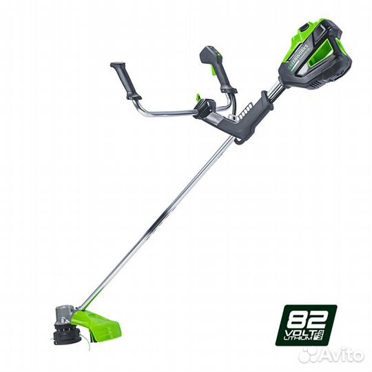 Триммер аккумуляторный Greenworks GD82bcbk2, 82V