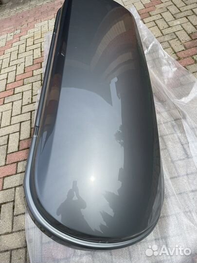 Багажный бокс с рейлингами