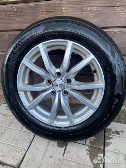 Комплект колес 4 шт, б/у: Dunlop, 195х65R15 на лит