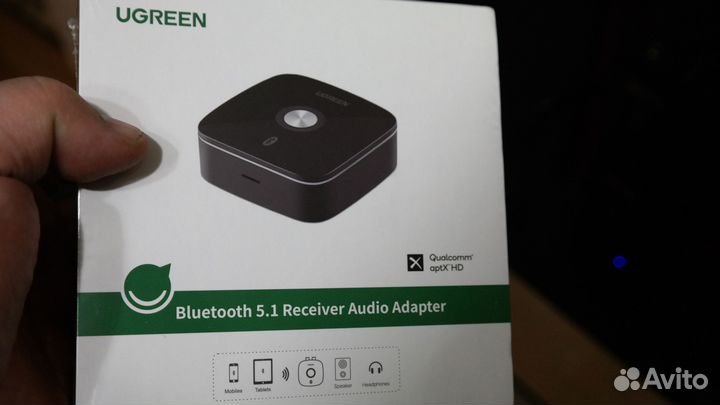 Приёмник ugreen Bluetooth RCA 5,1 aptX HD