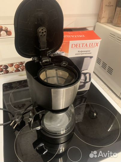 Кофеварка капельная delta lux