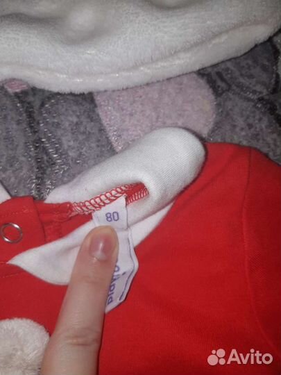 Платье-боди новогоднее для девочки