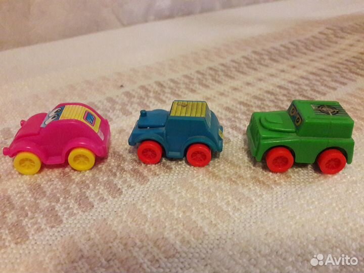 Машинки из киндер-сюрпризов, винтаж (цена за все)
