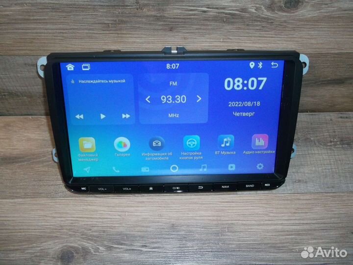 Магнитола Volkswagen Golf 6 Android GPS WiFi