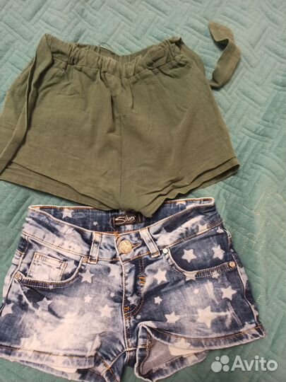 Детские вещи на девочку пакетом 128