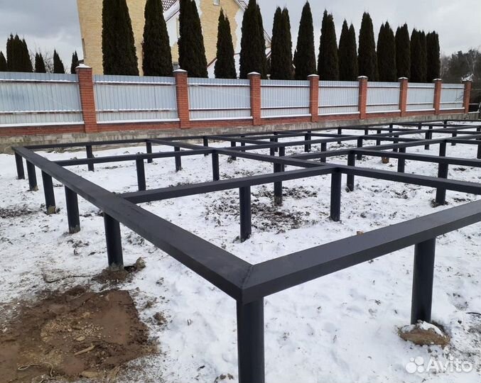 Свайно винтовой фундамент