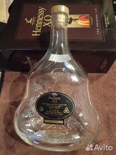 Бутылка Hennessy XO пустая 0.7л