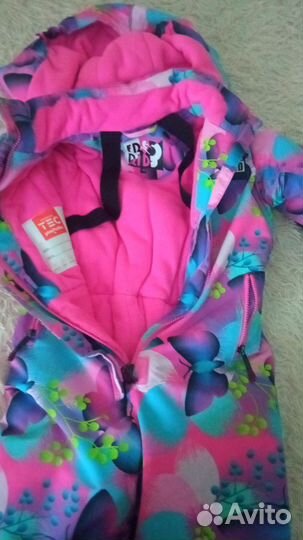Зимний комбинезон для девочки 122