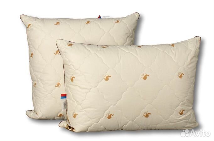 Подушка верблюд 70х70 покрытие поплин. Новая