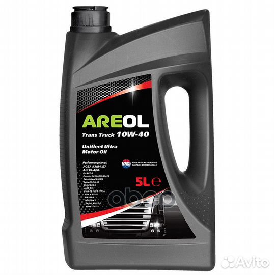 Areol Trans Truck 10W40 (5L) масло моторное по