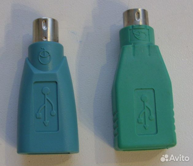 Переходники PS-2 на USB 2 штуки