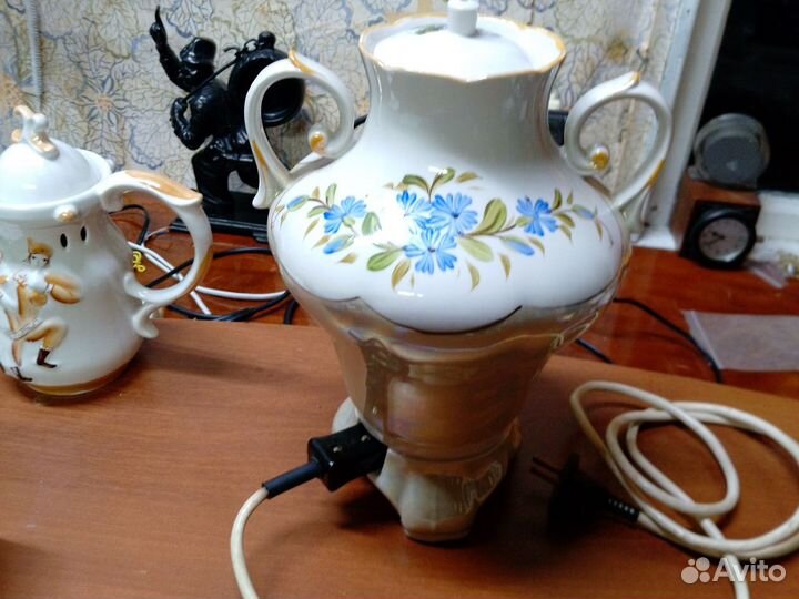 Самовар электрический форфоровый