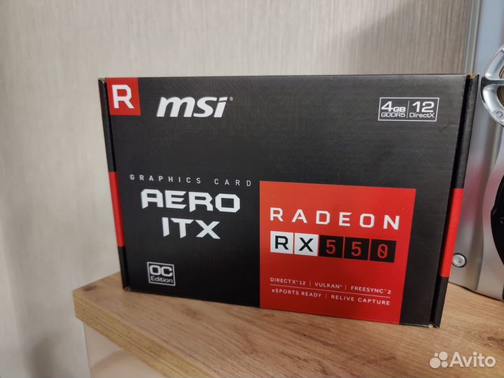 Видеокарта AMD Radeon RX 550 4gb