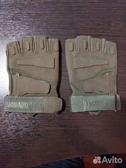 Перчатки тактические без пальцев