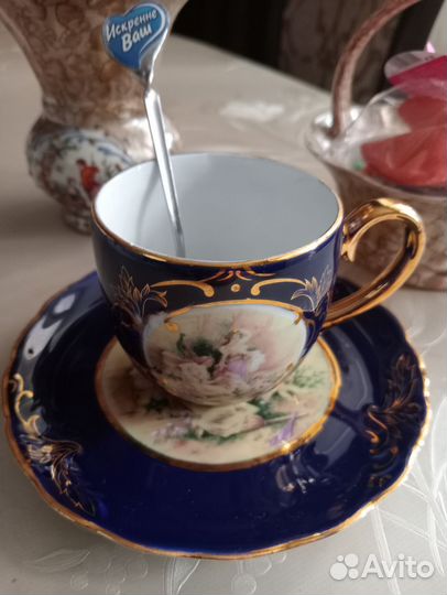 Чайная пара фарфор