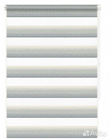 Рулонная штора День-Ночь 60х160 см delis оливковая