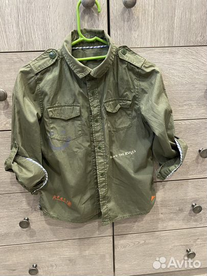 Рубашки Mothercare и Mayoral для мальчика 104